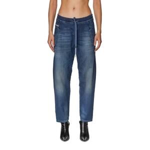Diesel Blue Boyfriend D-Krailey Sweat Jogg Jeans NWT 25 Stretch $375